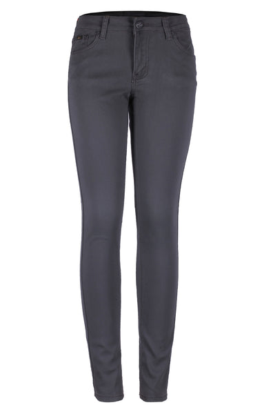 Stretchy 5 Pocket Colored Skinny Jeans | 30% Off First Order | Smoke