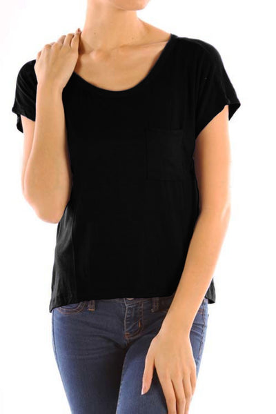 Short Sleeve Hi-Low Boyfriend T-Shirt - BodiLove | 30% Off First Order
- 1