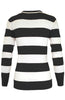 Long Sleeve V-Neck Pullover Cardigan - BodiLove | 30% Off First Order - 29 | Charcoal & White